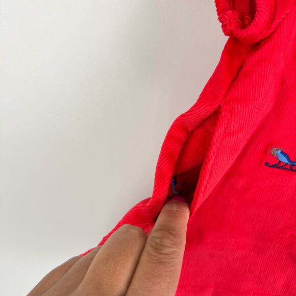 Classic Prep Childrenswear Paige Dress Tomato Red with Sleighs 6-9 Months NWT - Picture 4 of 10